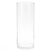 Artikel Hoge glazen vaas glazen cilinder bloemenvaas helder Ø12cm H30cm