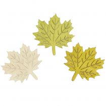 Artikel Esdoornbladeren om herfstkleuren te verspreiden assorti 4cm 72st