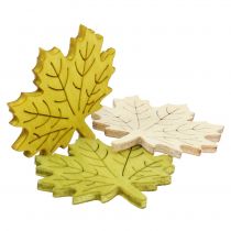 Artikel Esdoornbladeren voor het strooien van herfstkleuren assorti 4cm 72 st