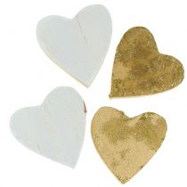 Artikel Houten hart in zakje 2cm - 4cm 24 st