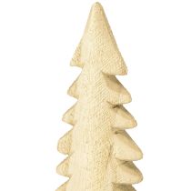 Artikel Houten kerstboomdecoratie natuurlijke houten decoratie voor staand H41cm
