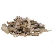 Artikel Wortelhout deco hout gewassen wit, natuur 4-12cm 450g
