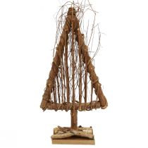 Artikel Houten kerstboomdecoratie houten decoratie natuurlijke takken wijnranken 25x10x50cm