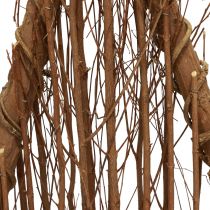 Houten dennenboom decoratie houtdecoratie natuurlijke takken wijnranken 25x10x50cm