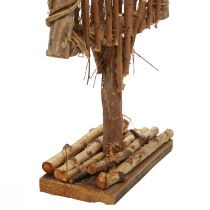 Artikel Houten kerstboomdecoratie houten decoratie takken wijnranken 27,5x10x60cm