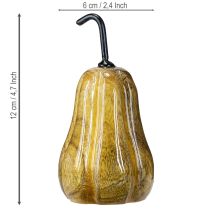 Artikel Houten peer peer houten decoratie herfst rood geel wit 12×6cm 3 stuks