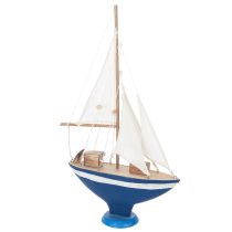 Artikel Zeilbootdecoratie voor een uniek karakter en maritieme charme in huis (54 cm).