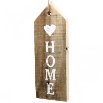 Huis om op te hangen, houten decoratie &quot;Home&quot;, decoratieve hanger Shabby Chic H28cm