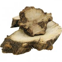 Houten schijven deco wortelhout strooi decoratiehout 3-8cm 500g
