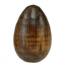 Artikel Houten eieren Bruin Mangohout Paaseieren van hout H8cm 3st