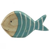 Artikel Houten vistafeldecoratie visstandaard hout 15×8cm 2 st