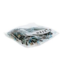 Artikel Houten hanger vis blauw 36cm 4 st