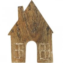 Artikel Houten huisdecoratie Kersthuis houten huisdecoratie houten standaard H15cm