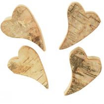 Artikel Houten hartenstrooier hart berkenharten naturel 6×4cm 16 st