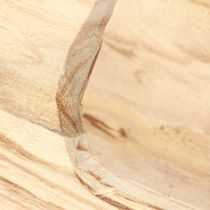 Artikel Houten mandmand met handvat Paulowniahout 56×16cm H16cm