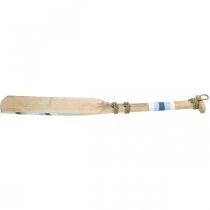 Artikel Decoratieve peddel houten wanddecoratie Maritieme decoratieve houten peddel geschilderd 78cm