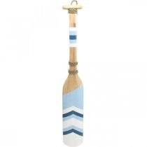 Artikel Decoratieve peddel houten wanddecoratie Maritieme decoratieve houten peddel geschilderd 78cm