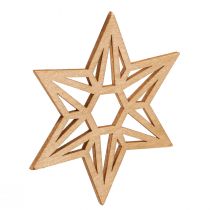 Artikel Houten sterren Kerstdecoratie strooidecoratie sterren Bes 8cm 16 st