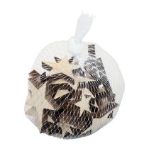 Artikel Houten sterrendecoratie strooidecoratie Kerstmis naturel 3/5/7cm 29 st