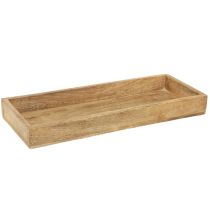Artikel Houten dienblad rechthoekig decoratief dienblad hout 39×15,5×4cm 2st