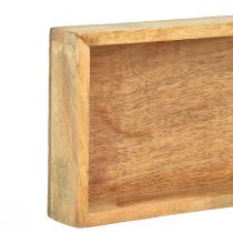 Artikel Houten dienblad decoratief dienblad hout naturel mangohout 50x14x4cm