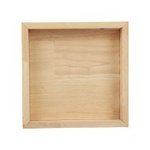 Artikel Houten dienblad sierdienblad hout vierkant naturel 20×20×3,5cm
