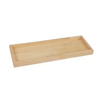 Artikel Houten dienblad sierdienblad hout rechthoekig naturel 40×14×2,5cm