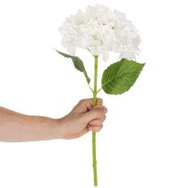 Artikel Kunstmatige hortensia met lange steel voor decoratie, 48 cm