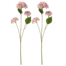 Artikel Stijlvolle kunstmatige hortensiabloem als blijvende blikvanger, 80 cm, 2 stuks