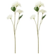 Artikel Kunstmatige hortensiabloem voor een elegant, modern interieur, 80 cm, 2 stuks