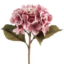 Artikel Hortensia kunst realistische zijden bloemen roze 52cm
