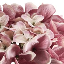 Artikel Hortensia kunst realistische zijden bloemen roze 52cm
