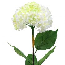 Hortensia wit kunstmatig 80cm