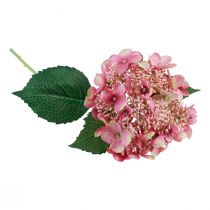 Artikel Hortensia kunstmatige roze en groene tuinbloem met knoppen 52cm