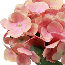 Artikel Hortensia kunstpluimhortensia roze zalm 35cm 3st