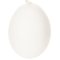 Artikel Paaseieren met delicate bloemmotieven voor een feestelijke paasdecoratie in de woonkamer, 6 cm, 6 stuks