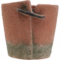 Artikel Betonnen bloempot plantenbak terracotta pot Ø13cm H13cm