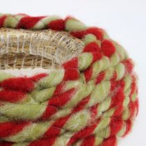 Artikel Wollen lont 10m donkerrood