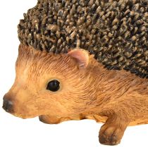 Artikel Egel decoratief figuur herfst handgeschilderd bruin 14×9,5×9cm