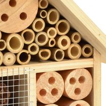 Artikel Insectenhuis naturel insectenhotel houtspar naturel H21cm