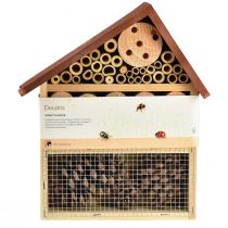 Artikel Insectenhotel Bruin Insectenhuis Hout 25cmx8,5cmx32cm