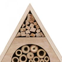 Artikel Insectenhotel Honingraat Bijenhotel Hout Wit Naturel H18.5cm 2st