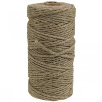 Natuurlijk jute koord, natuurlijke vezel, decoratief koord Ø4mm 100m