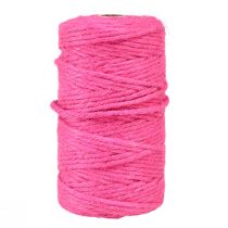 Jute lintkoord jute sierlint jute fuchsia Ø4mm 100m