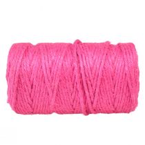 Artikel Jute lintkoord jute sierlint jute fuchsia Ø4mm 100m