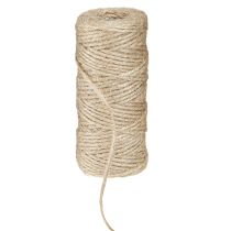 Artikel Jutegaren natuurlijk jutekoord 2 mm 50 m per rol × 8 stuks