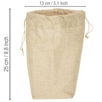 Artikel Jute tas 13,5 × 11 cm H25 cm