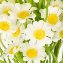 Artikel Kunstmatige kamille als boeket bloemen voor natuurlijke en onderhoudsvriendelijke decoratie, 28 cm, 3 stuks