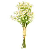 Artikel Kunstmatige kamille als boeket bloemen voor natuurlijke en onderhoudsvriendelijke decoratie, 28 cm, 3 stuks