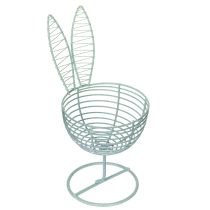 Artikel Draadkonijn als open decoratief object voor moderne lente- en paasideeën, 16 cm, 3 stuks